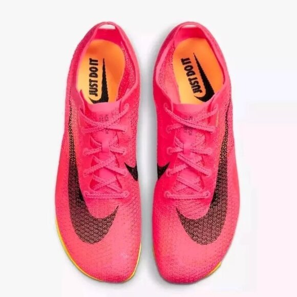 Nike Zoom Superfly Elite 2 Hyper Pink Orange Track Spikes CD4382-600 men size 14 - Picture 4 of 6